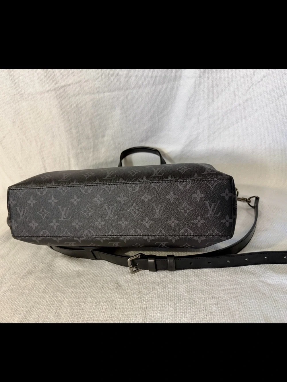 Louis Vuitton Explorer Monogram Eclipse Messenger Bag in Black